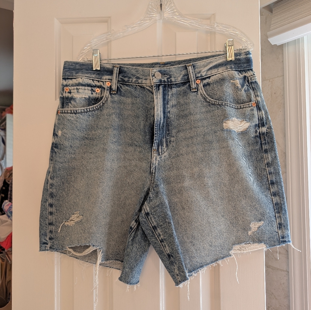 Gap Distressed Jean Shorts